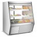 Wowcooler HDL-48 48" Refrigerated Slanted Glass High Meat Deli Case with Rear Storage