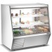 Wowcooler HDL-60 60" Refrigerated Slanted Glass High Meat Deli Case with Rear Storage