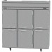 Beverage-Air HF3HC-1HS Horizon Series 78" Solid Half Door Reach-In Freezer