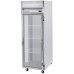 Beverage-Air HR1WHC-1G Glass Door Reach-In Refrigerator - 34 Cu. Ft., Stainless Steel Front, Gray Exterior