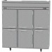 Beverage-Air HR3HC-1HS Horizon Series 78" Top Mounted Solid Half Door Reach-In Refrigerator