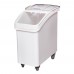 WowPrep 22 gal Mobile Ingredient Storage Bin -  540 Cup Capacity with Sliding Lid