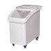 WowPrep 27 gal Mobile Ingredient Storage Bin -  680 Cup Capacity with Sliding Lid