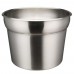 Winco INSN-11 Stainless Steel 11 Qt. Inset Pan