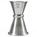 Winco J-6 Japanese-Style Stainless Steel Jigger, 1/2 oz. x 3/4 oz.