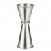 Winco J-8 Japanese-Style Stainless Steel Jigger, 1 oz. x 1.25 oz.