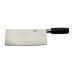 Winco KC-601 Stainless Steel 8 Chinese Cleaver with Black Handle