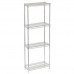 14D x 30L x 64H Chrome Wire Shelving Kit, 4-Shelf, NSF Listed