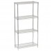 14D x 36L x 64H Chrome Wire Shelving Kit, 4-Shelf, NSF Listed