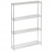 14D x 48L x 64H Chrome Wire Shelving Kit, 4-Shelf, NSF Listed