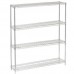 14D x 60L x 64H Chrome Wire Shelving Kit, 4-Shelf, NSF Listed