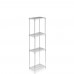 18D x 18L x 64H Chrome Wire Shelving Kit, 4-Shelf, NSF Listed