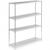 18D x 54L x 64H Chrome Wire Shelving Kit, 4-Shelf, NSF Listed