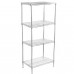 21D x 30L x 64H Chrome Wire Shelving Kit, 4-Shelf, NSF Listed