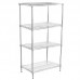 21D x 42L x 64H Chrome Wire Shelving Kit, 4-Shelf, NSF Listed