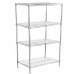 21D x 48L x 64H Chrome Wire Shelving Kit, 4-Shelf, NSF Listed