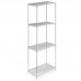 24D x 24L x 64H Chrome Wire Shelving Kit, 4-Shelf, NSF Listed