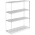 24D x 54L x 64H Chrome Wire Shelving Kit, 4-Shelf, NSF Listed