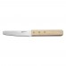 Winco KCL-3 Steel 7-1/2 Oyster/Clam Knife with Wooden Handle