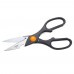 Winco KS-01 Stainless Steel Kitchen Shears with Plastic Grip Handles