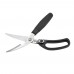 Winco KS-02 Stainless Steel Poultry Shears with Soft Polypropylene Handle