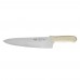Winco KWP-100 Stal 10 Chefs Knife with White Handle