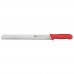 Winco KWP-121R Stal 12 Straight Bread Knife with Red Handle