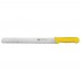 Winco KWP-121Y Stal 12 Straight Bread Knife with Yellow Handle