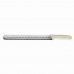 Winco KWP-123 Stal 12 High Carbon Steel Slicing Knife with White Polypropylene Handle