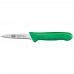 Winco KWP-30G Stal 3-1/4 Paring Knife with Green Polypropylene Handle, 2-Pack