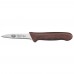 Winco KWP-30N Stal 3-1/4 Paring Knife with Brown Polypropylene Handle, 2-Pack