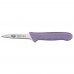 Winco KWP-30P Stal 3-1/4 Allergen-Free Paring Knife with Purple Polypropylene Handle, 2-Pack