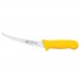 Winco KWP-60Y Stal 6 Curved Boning Knife with Yellow Handle