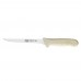 Winco KWP-61 Stal 6 Straight Boning Knife with White Handle