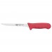 Winco KWP-61R Stal 6 Straight Boning Knife with Red Handle
