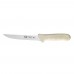 Winco KWP-62 Stal Wide 6 Boning Knife with White Handle