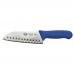 Winco KWP-70U Stal 7 Santoku Knife with Blue Handle