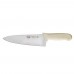 Winco KWP-80 Stal 8 Chef Knife with White Handle