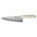 Winco KWP-81 Stal 8 Chefs Knife with White Polypropylene Handle