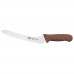 Winco KWP-92N 9 Offset Bread Knife with Brown Handle
