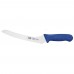 Winco KWP-92U 9 Offset Bread Knife with Blue Handle