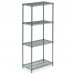 18D x 30L x 64H Green Epoxy Wire Shelving Kit, 4-Shelf, NSF Listed