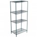 21D x 30L x 64H Green Epoxy Wire Shelving Kit, 4-Shelf, NSF Listed