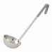 Winco LDC-12 12 oz Grey Handle Ladle