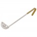 Winco LDCN-3 3 oz Prime One-Piece Stainless Steel Ladle with Tan Handle