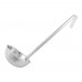 Winco LDI-12 12 oz Stainless Steel 1-Piece Ladle