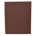 Winco LMD-811BN Brown Leatherette Two Panel Menu Cover, 8-1/2 x 11