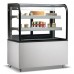 WowShowcase MB36 36" Curved Glass Refrigerated Bakery Display Case, Stainless Steel