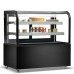 WowShowcase MB48-B 48" Curved Glass Refrigerated Bakery Display Case, Black