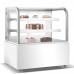 WowShowcase MB48-W 48" Curved Glass Refrigerated Bakery Display Case, White